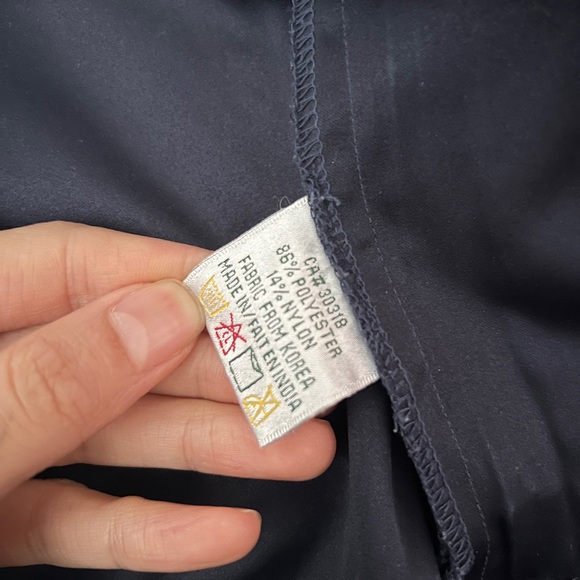 Men's Colorblock Jacket - Cream, Tan, and Navy - Picture 3 of 3